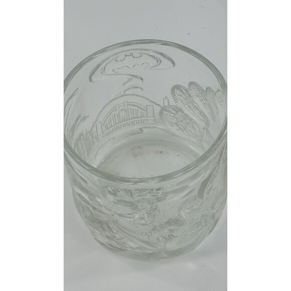 Batman Forever McDonald's Collector Glass Coffee Mug Two-Face 1995 Limited Ed - Picture 5 of 12